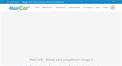 Desktop Screenshot of maxicor.cz